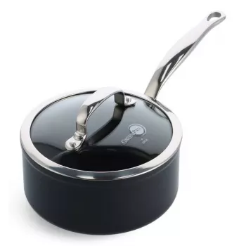 Vispārējas nozīmes panna GreenPan Barcelona Pro, apaļa, 200 mm, sudraba, 1,94 kg, bez PFAS