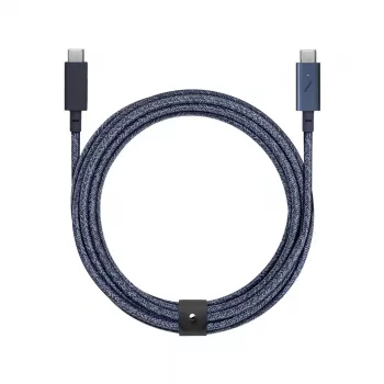 USB-C uz USB-C kabelis Native Union Belt kabelis Pro 2,4 m USB 2.0 zils