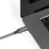 Native Union Belt Cable Pro USB-C uz USB-C kabelis, 2,4 m, LED displejs, Rose
