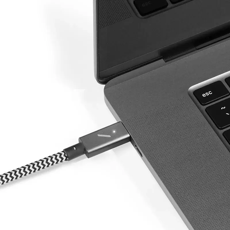 Native Union Belt Cable Pro USB-C uz USB-C kabelis, 2,4 m, LED displejs, Rose