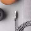 Native Union Belt Cable Pro USB-C uz USB-C kabelis, 2,4 m, LED displejs, Rose
