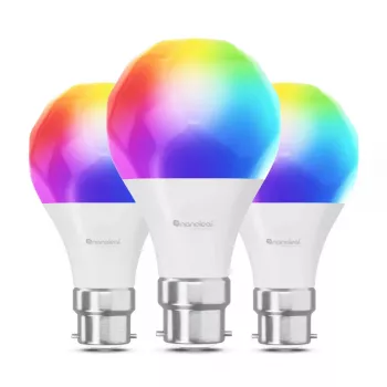 Viedā spuldze Nanoleaf NF080B02-3A19B — ar Wi‑Fi vadāma viedā LED spuldze