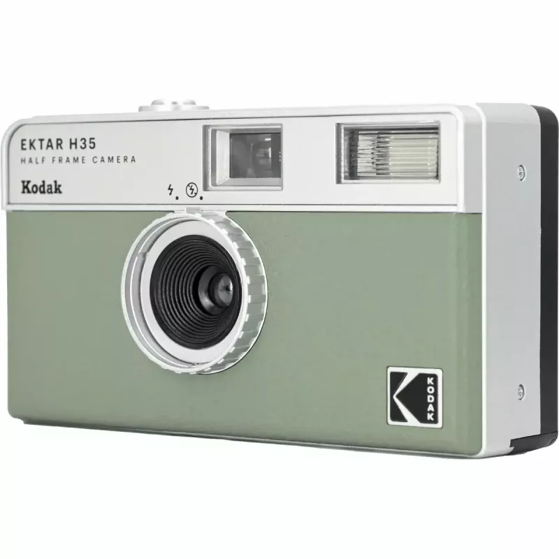 35 mm filmu kamera Kodak EKTAR H35 Sage RK0103 — 35 mm filmu formāts, manuāla vadība