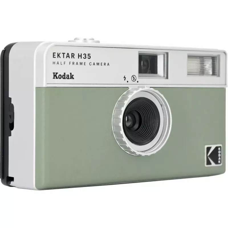 35 mm filmu kamera Kodak EKTAR H35 Sage RK0103 — 35 mm filmu formāts, manuāla vadība