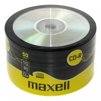 Tukšs CD-R MAXELL 624036 — 700 MB, 52x, Iepakojumā 50