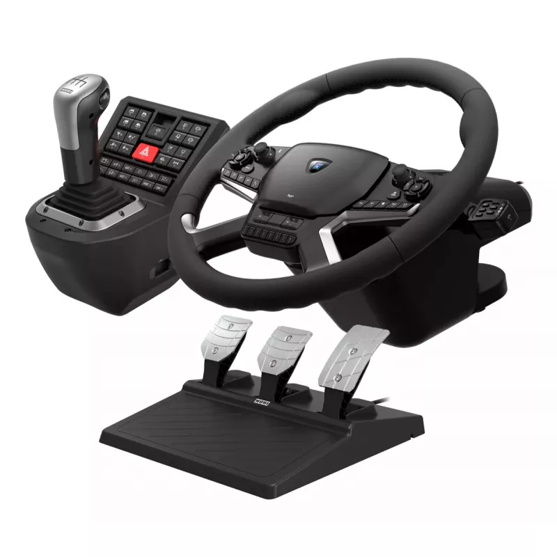 Stūre Hori HPC-044E Force Feedback USB Type-C vadu pieslēgums melna