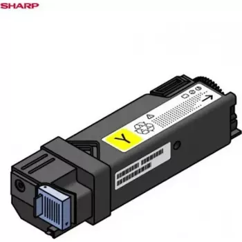 tonera kasete Sharp MXC50TY dzeltena for Sharp multifunction printers, model MX-C50TY, OEM