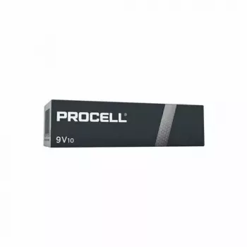 Sārma 9V baterija Duracell MN1604 Procell (6LR61) – iepakojumā vismaz 10 gab.