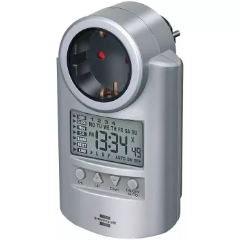 Strāvas slēdzis Brennenstuhl BN-DT02 Sudraba