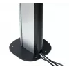 Pieskrūvējamā grīdas pamatne B-TECH SYSTEM X BT8380 montāžai uz grīdas, 240×240×6 mm, 200 kg, melna