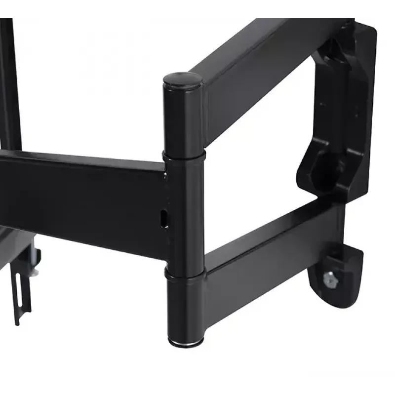 Sienas/griestu izkārtņu displeja stiprinājums B-TECH BTV513 55 collu (139,7 cm), maks. 35 kg, VESA 426×400, slīpums -2–10°, pagrieziens 180° — Melns