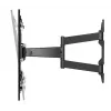 Sienas/griestu izkārtņu displeja stiprinājums B-TECH BTV513 55 collu (139,7 cm), maks. 35 kg, VESA 426×400, slīpums -2–10°, pagrieziens 180° — Melns