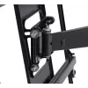 Sienas/griestu izkārtņu displeja stiprinājums B-TECH BTV513 55 collu (139,7 cm), maks. 35 kg, VESA 426×400, slīpums -2–10°, pagrieziens 180° — Melns