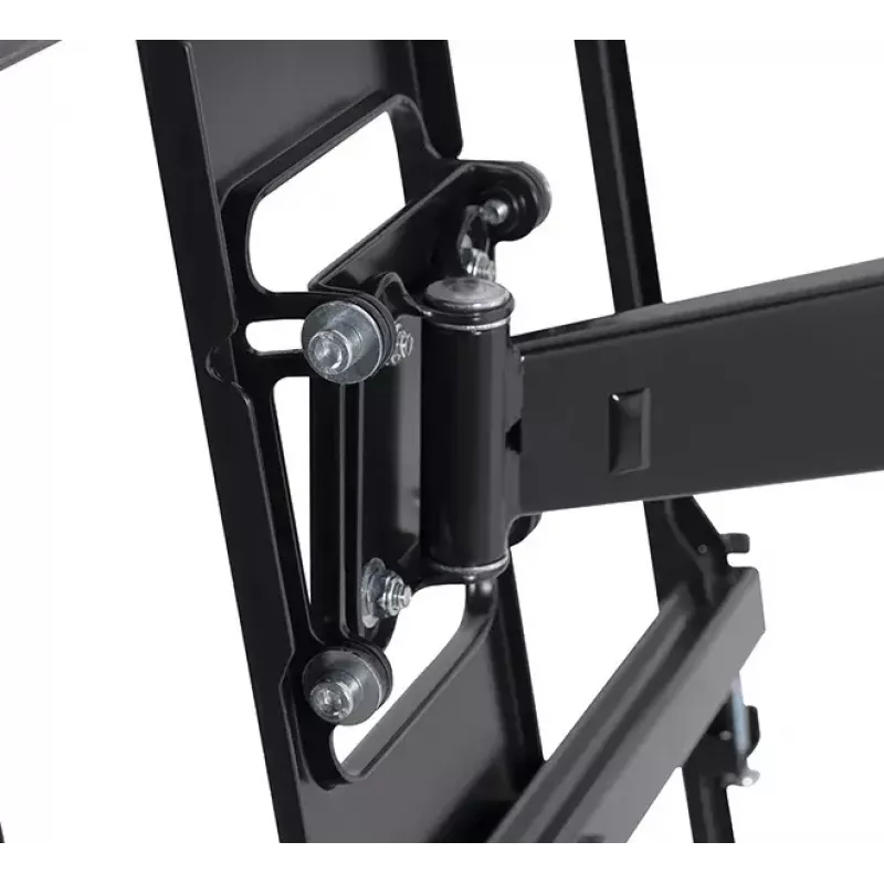Sienas/griestu izkārtņu displeja stiprinājums B-TECH BTV513 55 collu (139,7 cm), maks. 35 kg, VESA 426×400, slīpums -2–10°, pagrieziens 180° — Melns