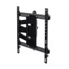 Sienas/griestu izkārtņu displeja stiprinājums B-TECH BTV513 55 collu (139,7 cm), maks. 35 kg, VESA 426×400, slīpums -2–10°, pagrieziens 180° — Melns