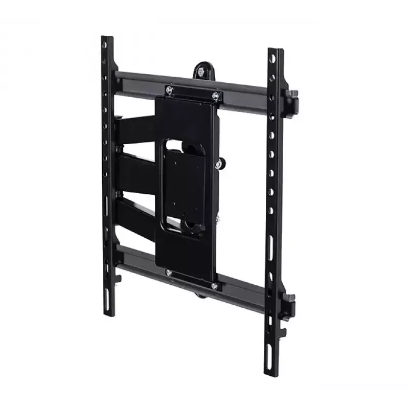Sienas/griestu izkārtņu displeja stiprinājums B-TECH BTV513 55 collu (139,7 cm), maks. 35 kg, VESA 426×400, slīpums -2–10°, pagrieziens 180° — Melns