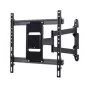Sienas/griestu izkārtņu displeja stiprinājums B-TECH BTV513 55 collu (139,7 cm), maks. 35 kg, VESA 426×400, slīpums -2–10°, pagrieziens 180° — Melns