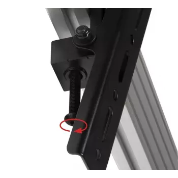 Plakanā paneļa stiprinājuma svira B-TECH SYSTEM X VESA 400 ar slīpumu BT8390, melna, 70 kg ietilpība
