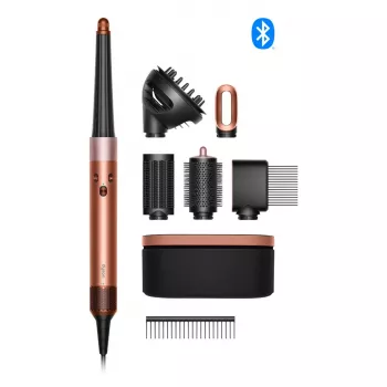 Multistyler Dyson Airwrap ID Curly + Coily — Warm tehnoloģija, konisks lokšķēres uzgalis, melnas/rožu zelta krāsas