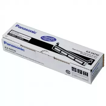 Toner kasetne Panasonic KX-FAT92 melna, oriģināla, aptuveni 2000 lpp., 1 gab.