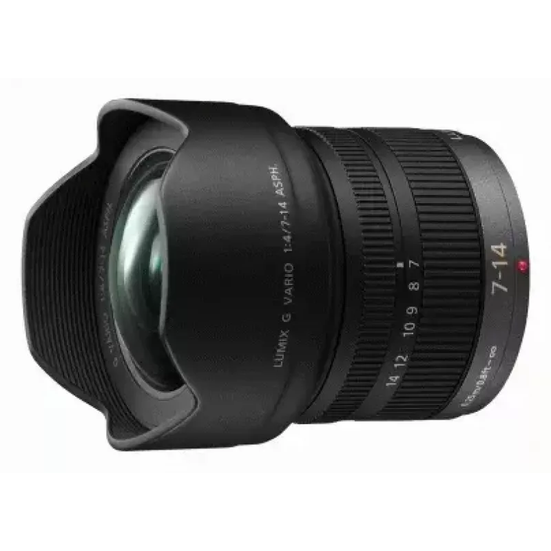 Objektīvs Panasonic H-F007014 Melns