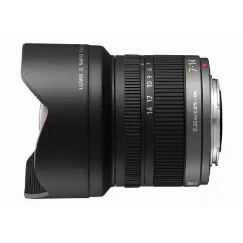 Objektīvs Panasonic H-F007014 Melns