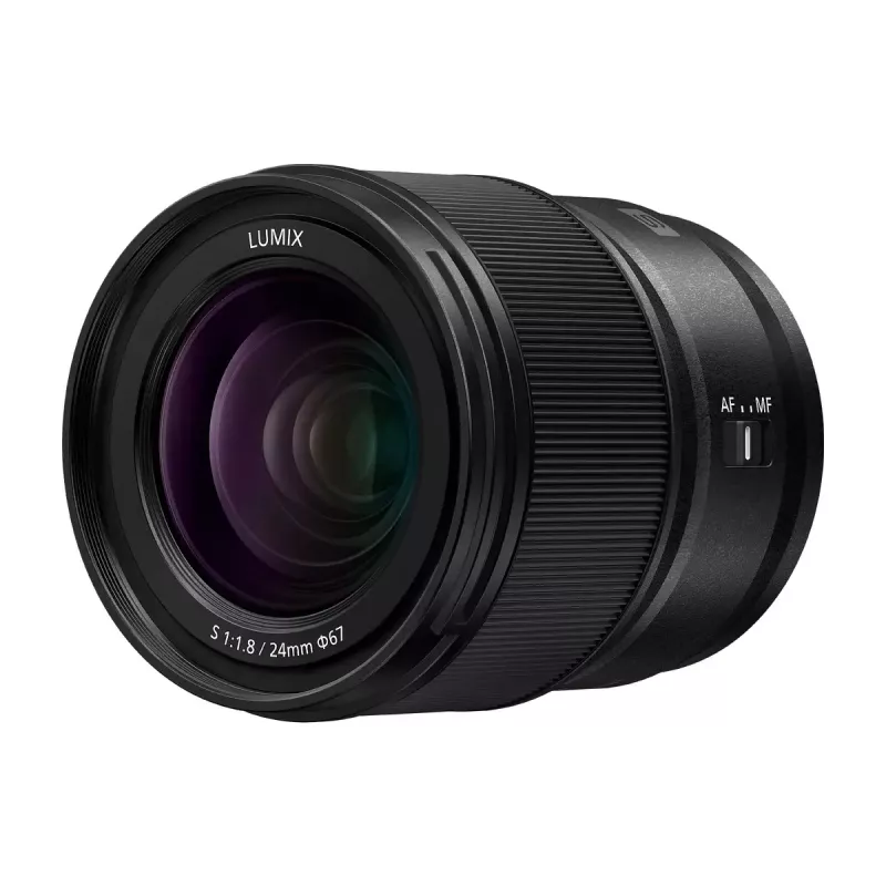 Platleņķa objektīvs Panasonic LUMIX S 24 mm F1.8 MILC/SLR Melns
