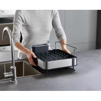 Trauku žāvētājs Joseph Joseph Extend Steel Expandable Melns Stainless Steel 527mm