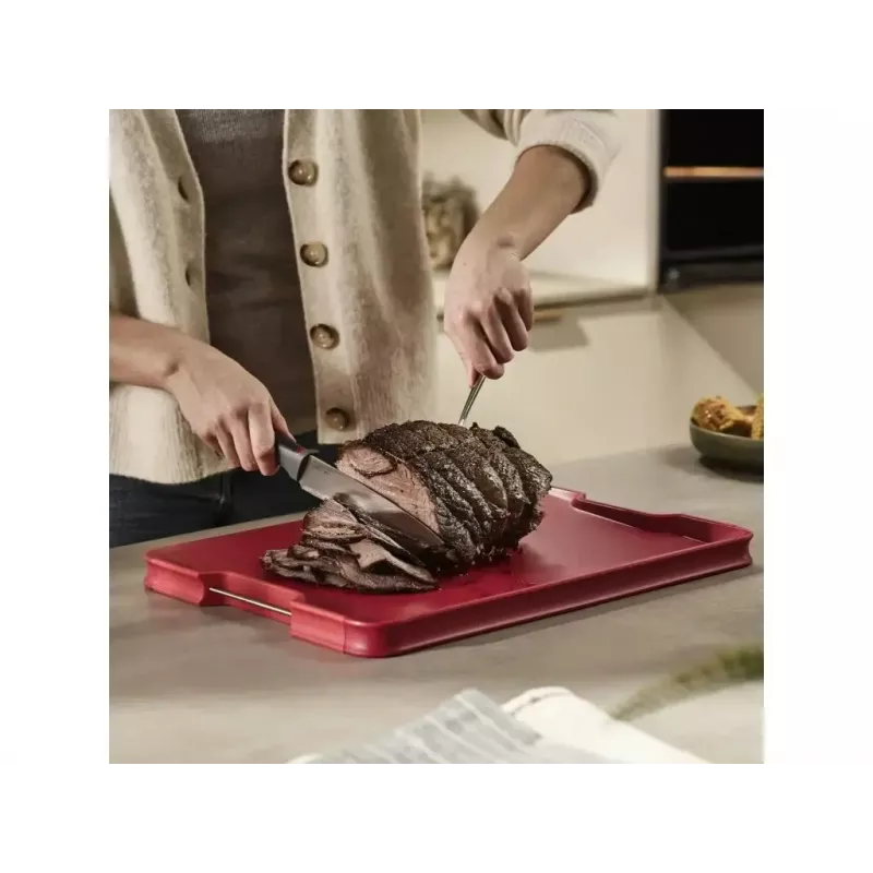 Griešanas dēlis Joseph Joseph Cut&Carve Plus daudzfunkcionāls sarkans 60207