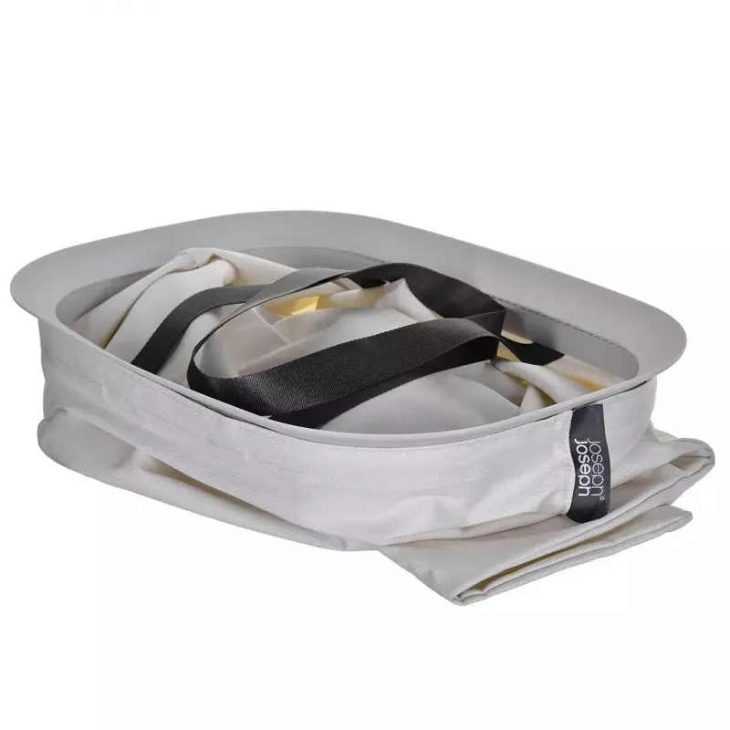 Veļas grozs Joseph Joseph Tota 60L Ecru – 60 litru ietilpība, ventilējams augsts veļas maiss