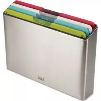 Griešanas dēlīšu komplekts Joseph Joseph Folio Icon Steel 4-gab. daudzkrāsu