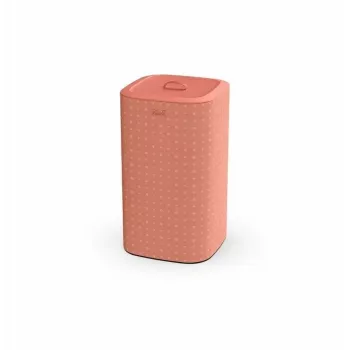 joseph joseph Tota Pop 60L Coral veļas grozs – šarnīra vāks, paceļams starpsienas mehānisms