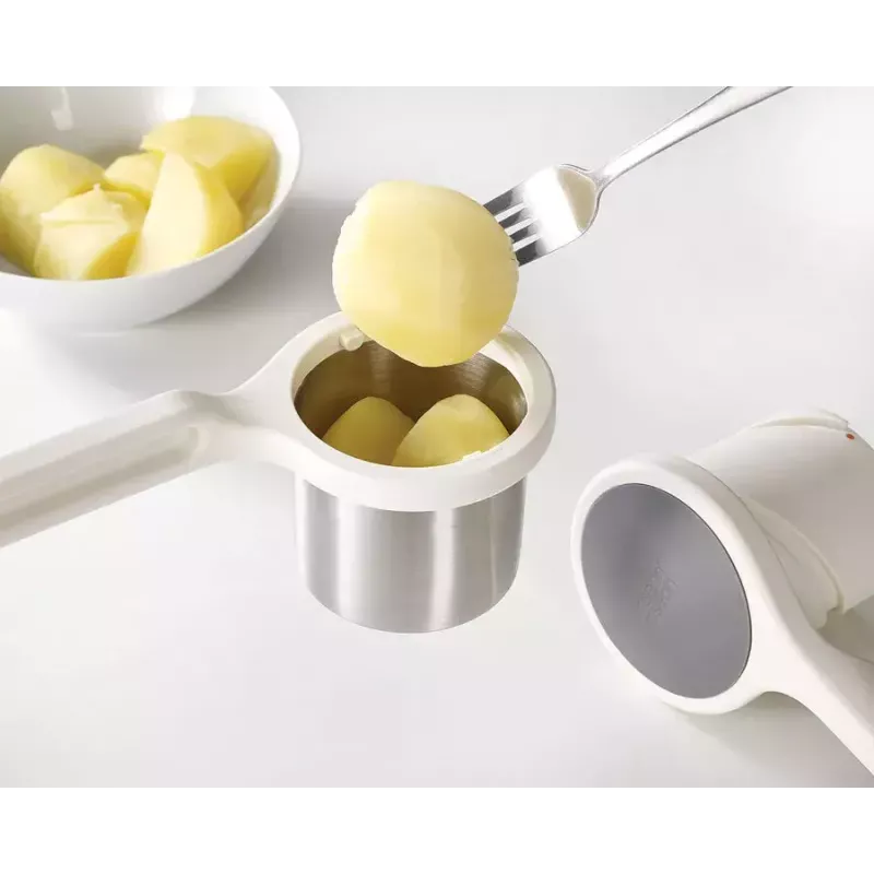 Kartupeļu spiedējs Joseph Joseph Helix Nylon nerūsējošais tērauds Balts