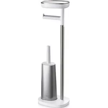 Tualetes papīra turētāja un tualetes birstes komplekts joseph joseph EasyStore SST modelis 70519 ar nerūsējošā tērauda apdari