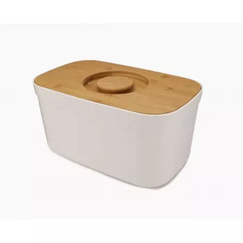 Joseph Joseph Bread Bin taisnstūra maizes kaste, balta
