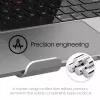Laptop stand Desire2 Supreme Pro Silver for 43.9 cm (17.3 inch) laptops, aluminium, 127 mm height, 254 mm length