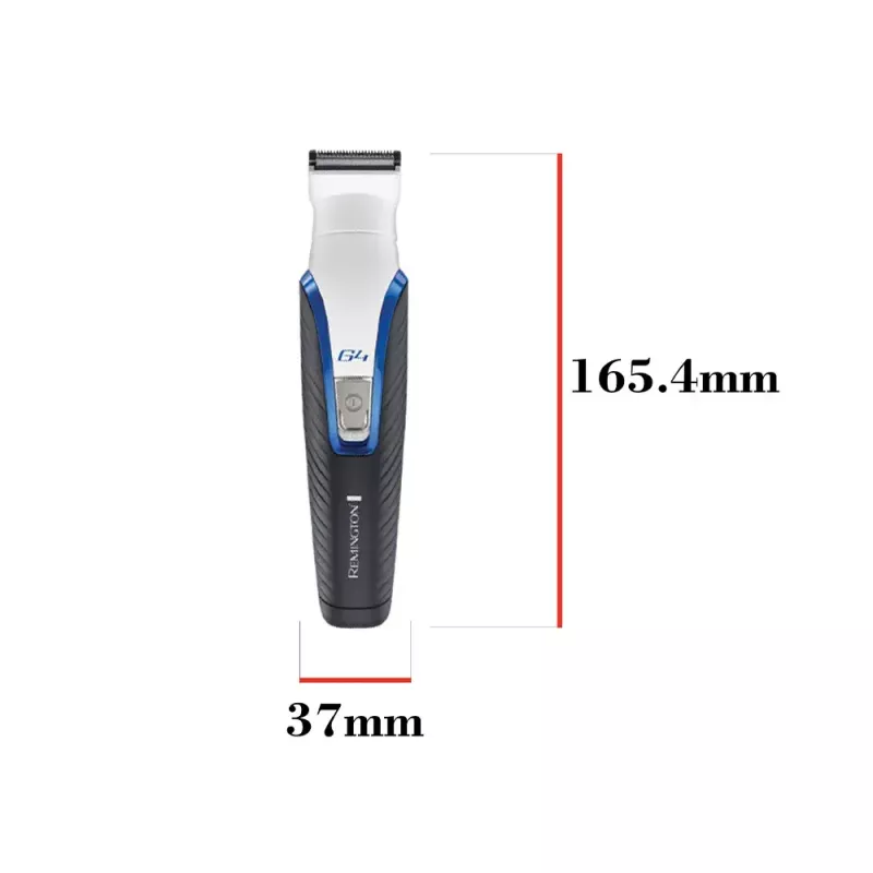 Remington G4 Graphite Series Multi Grooming Kit Melns Blue balta 0.2 mm