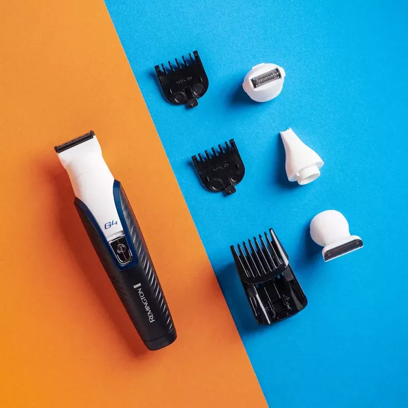 Remington G4 Graphite Series Multi Grooming Kit Melns Blue balta 0.2 mm