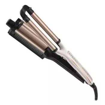 Automātiskais lokšķēres Remington CI91AW — rozā zelts/melns, S-veida stobrs, keramikas pārklājums, 150–210°C, 3 m grozāms vads