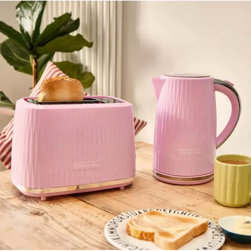 Tosteris Russell Hobbs 27372-56 2 šķēles 800 W Rozā nerūsējošais tērauds