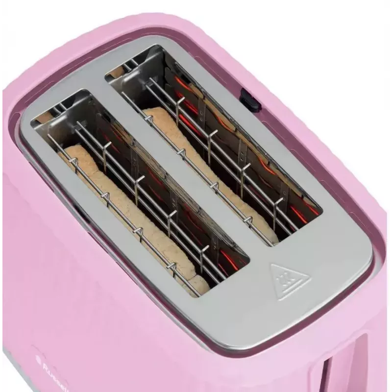 Tosteris Russell Hobbs 27372-56 2 šķēles 800 W Rozā nerūsējošais tērauds