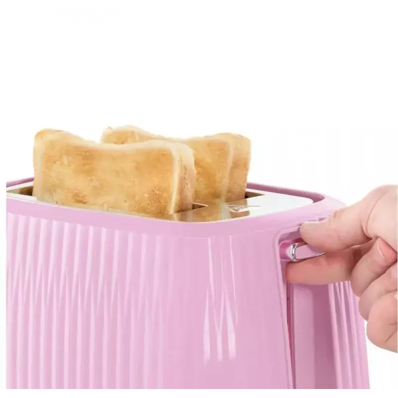 Tosteris Russell Hobbs 27372-56 2 šķēles 800 W Rozā nerūsējošais tērauds