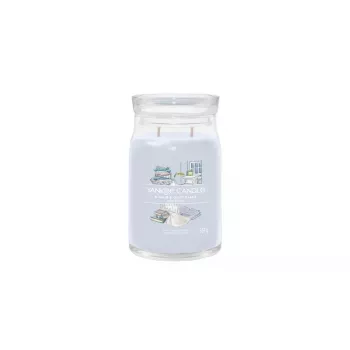 Vaska svece Yankee Candle A Calm & Quiet Place Ziedu Pelēka 1 gab. 157mm 567g