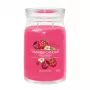 Vaska svece Yankee Candle Cylinder Raspberry Crimson — Augstums 157 mm, Diametrs 93 mm, Svars 567 g, 1 gab.