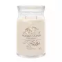 Vaska svece Yankee Candle 1701379E Pačūlija Sandalkoks Smilškrāsas 157mm 9.3cm 567g