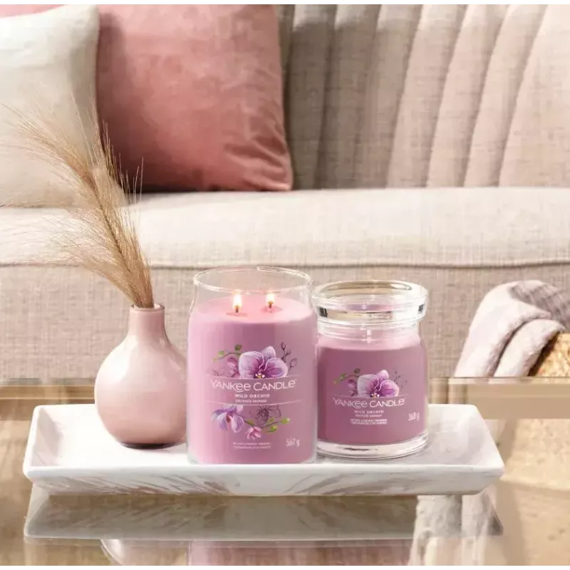 Vaska svece Yankee Candle Wild Orchid Augstums 157 mm Platums 93 mm