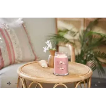 Vaska svece, cilindra formas, Yankee Candle 1629962E Citrus Floral Vanilla Pink 157 mm 9.3 cm 567 g
