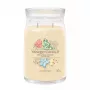 Vaska svece Yankee Candle Signature Vanilla dzeltena 1 gab. 157 mm 9,3 cm 567 g