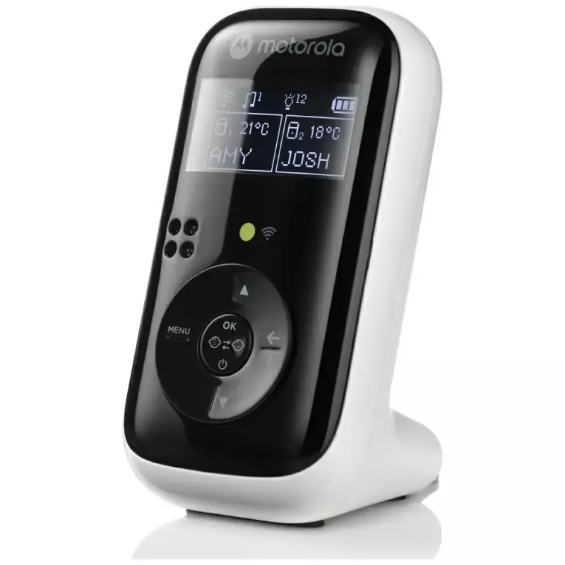 Bērnu monitorings MOTOROLA PIP15 Twin Audio ar 120 m darbības rādiusu, divu ierīču audio monitoringa komplekts