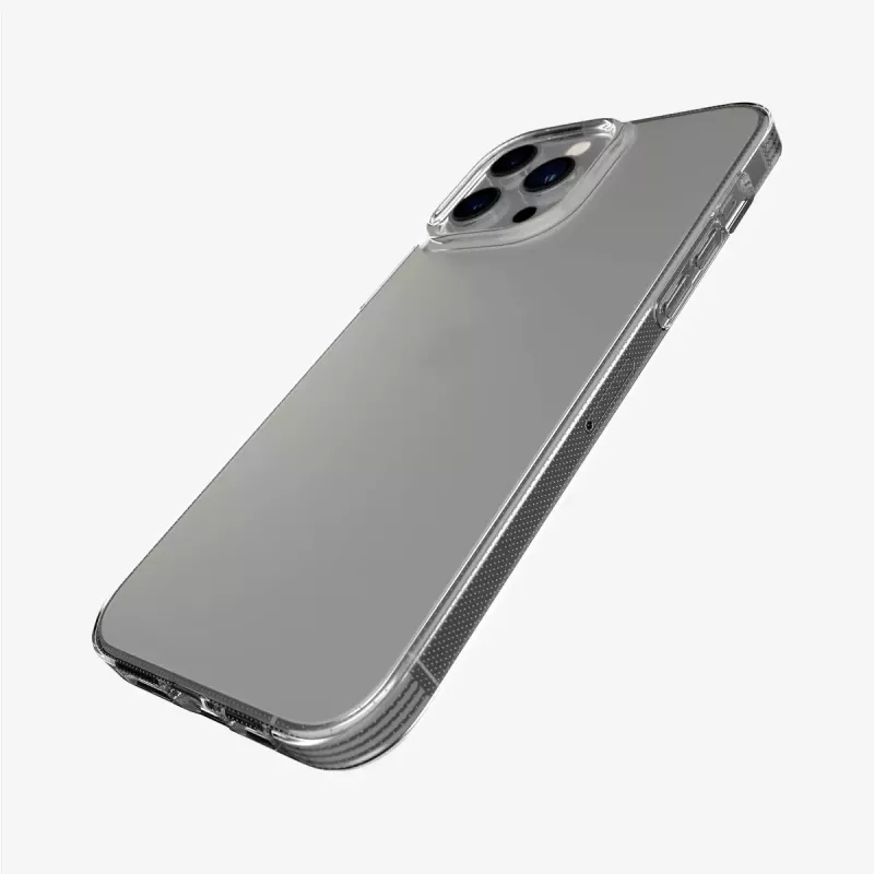 Mobilā tālruņa maciņš Tech21 Evo Lite vāciņš iPhone 13 Pro Max — caurspīdīgs, piemērots 17 cm (6,7 collu)